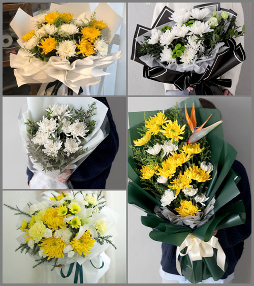 陕西渭南市大荔县冯村镇白事花束代送